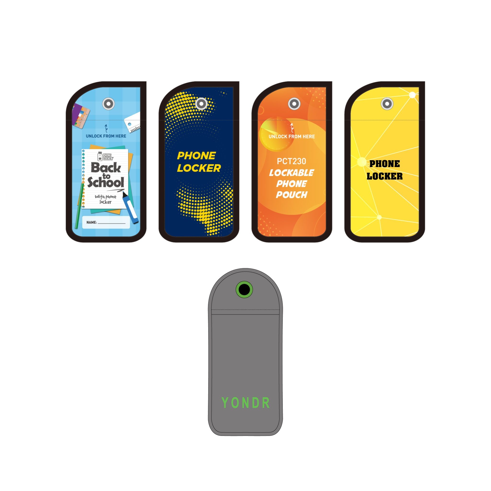 Yondr Pouch vs. Phonelocker A side by side Comparison of Pouch Solutions